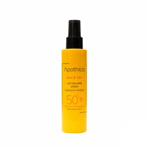 APOTHICA SUN & TAN LAIT SOLAIRE SPF 50+ 150ML