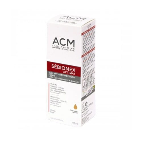 Acm sebionex actimat soin anti-imperfections teinté claire 40ml