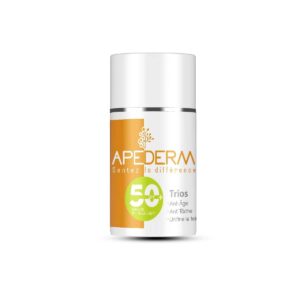 Apederm Trios Écran Solaire Invisible Anti-age Anti-Taches SPF 50+