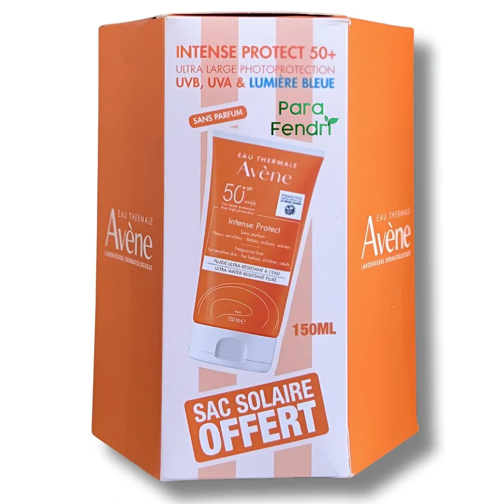 Avene intense Protect ecran solaire spf50+ 150ml + Sac solaire offert