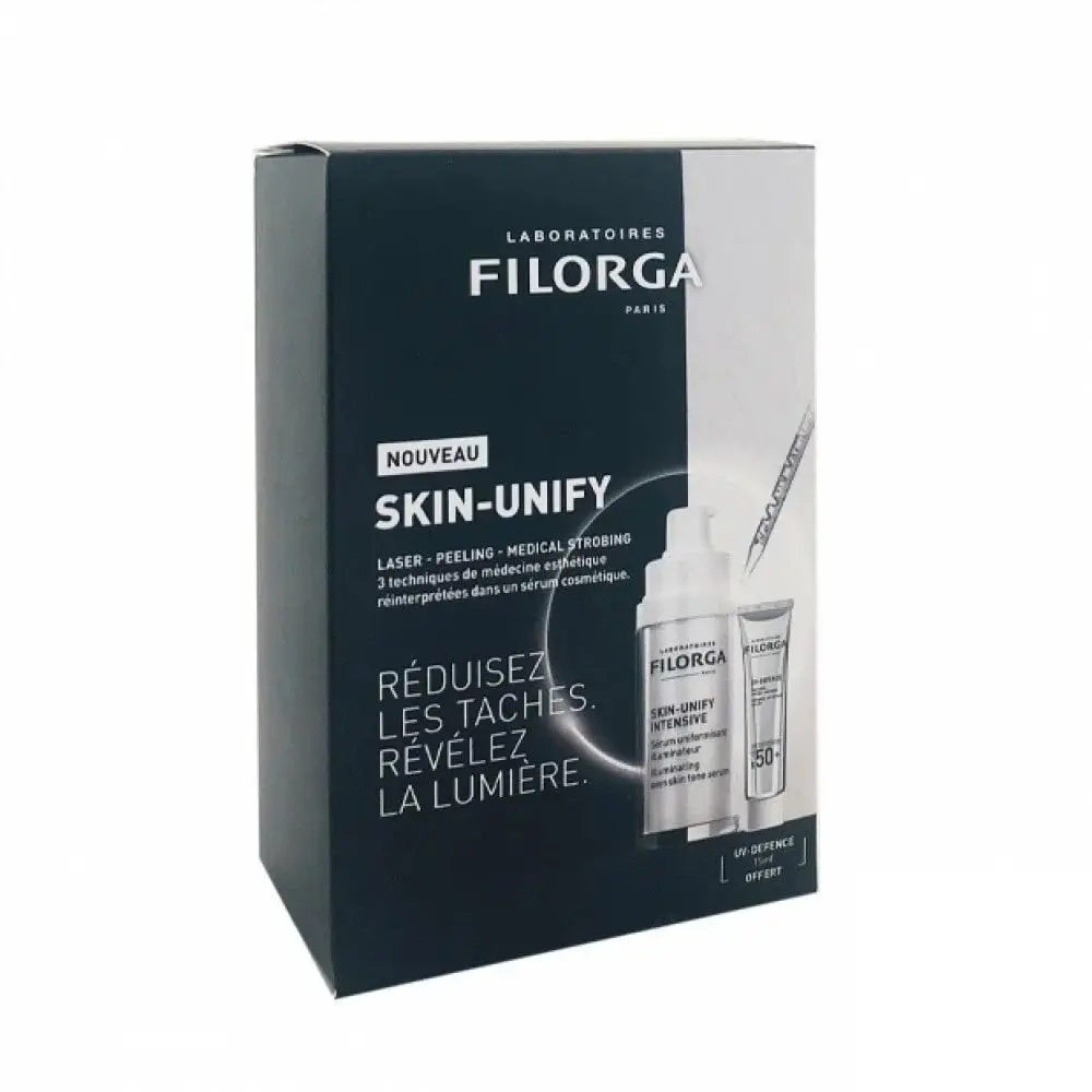 Coffret filorga skin-unify intensive serum uniformisant illuminateur