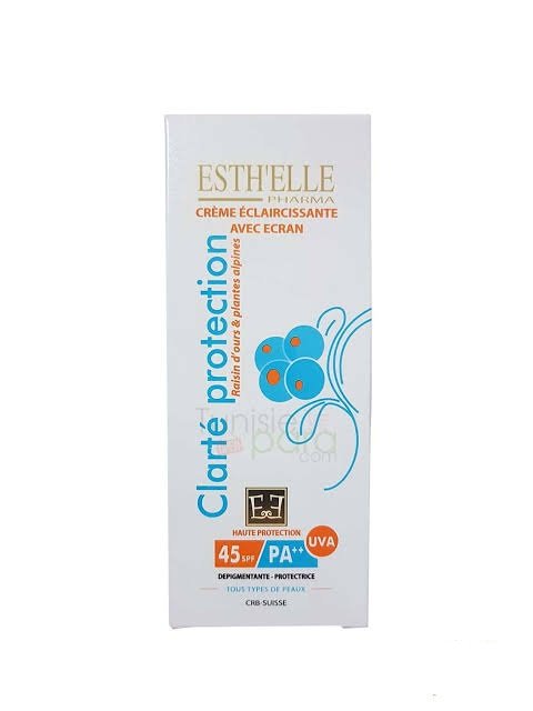 ESTH'ELLE Clarté protection ecran éclaircissant spf 45, 50GR