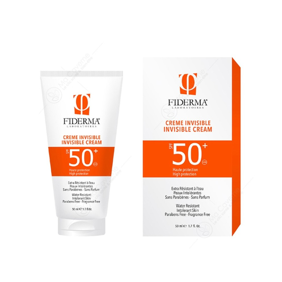 FIDERMA CREME ECRAN SPF 50 INVISIBLE 50ML