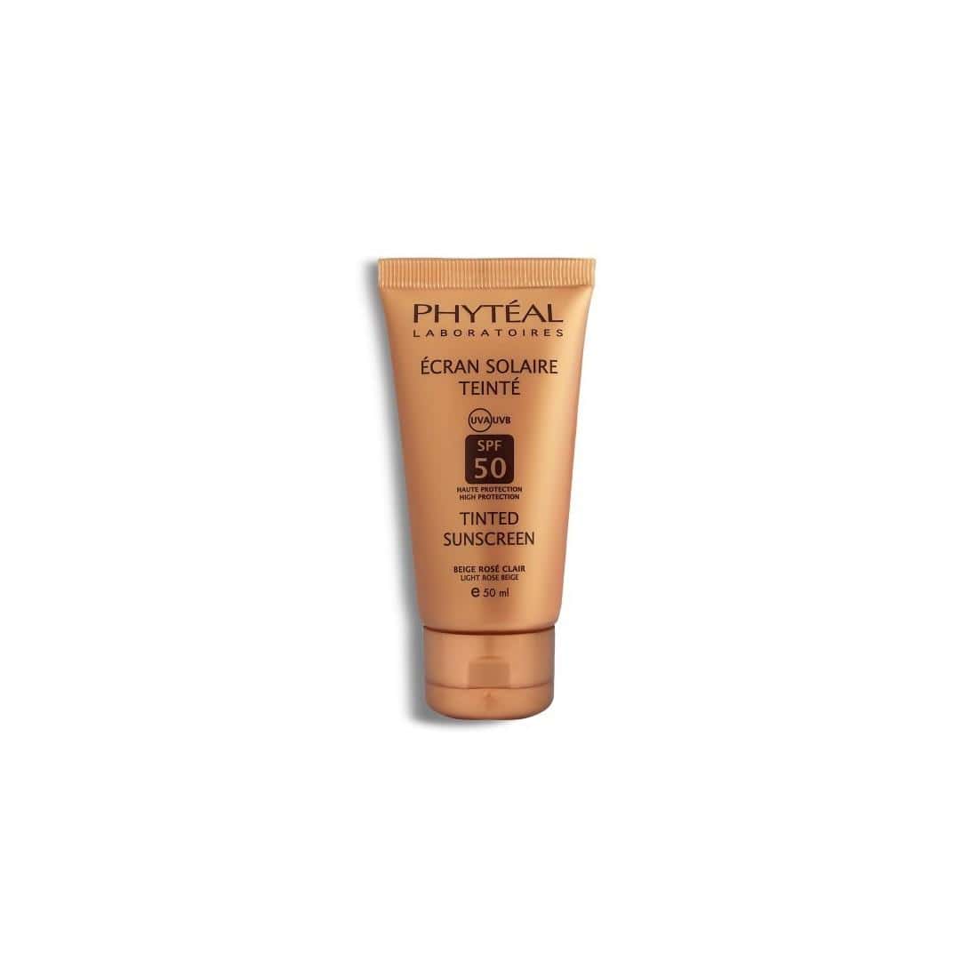 PHYTEAL ecran teinte beige dore spf50 50ml