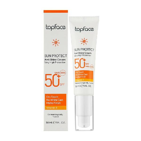 Topface Sun Protect SPF 50+ Crème Solaire Anti-Brillance 30ml
