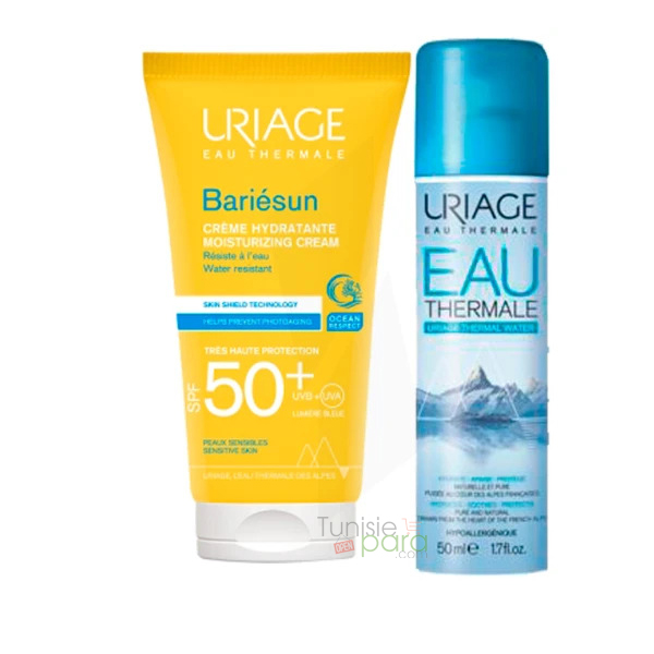 Uriage Bariésun Crème Hydratante SPF50+ 50ml + Spray Eau Thermale 50ml