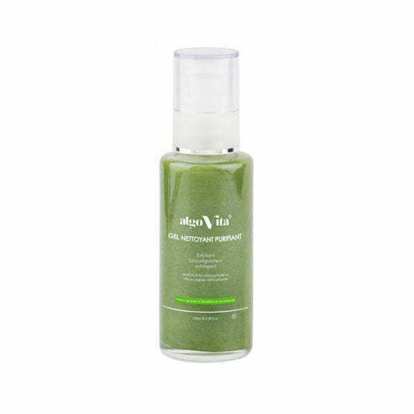 AlgoVita Gel Nettoyant Purifiant Exfolian Peau Grasse, 150ml