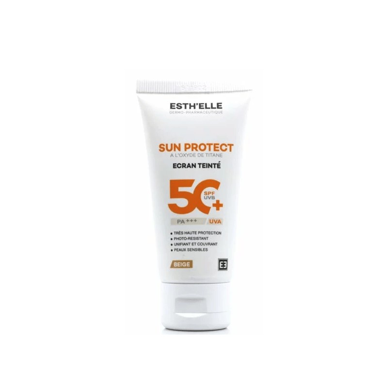 ESTH'ELLE SUN PROTECT crème Solaire teintée spf 50+