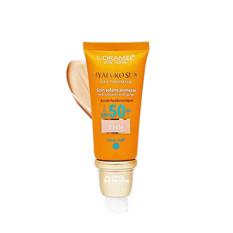 l'oramel hyaluro sun teinte perle spf50+ 40ml