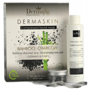 Dermafig dermaskin pack masques nettoyant purifiant bamboo charcoal *15